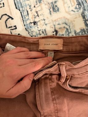 Dear John Mauve Pink High-Rise Jeans